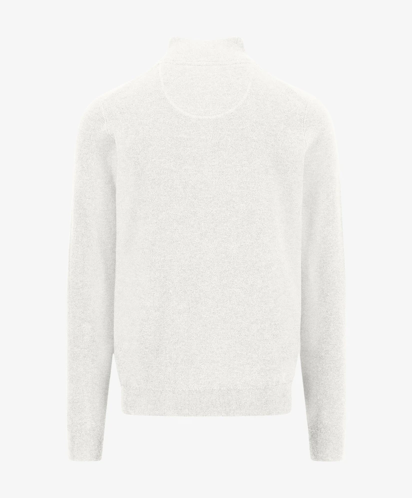 Fynch-Hatton Half Zip Trui Effen