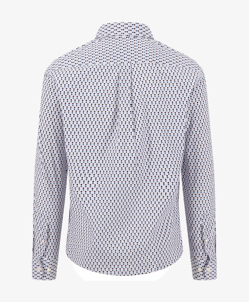 Fynch-Hatton Overhemd Allover Print Casual Fit