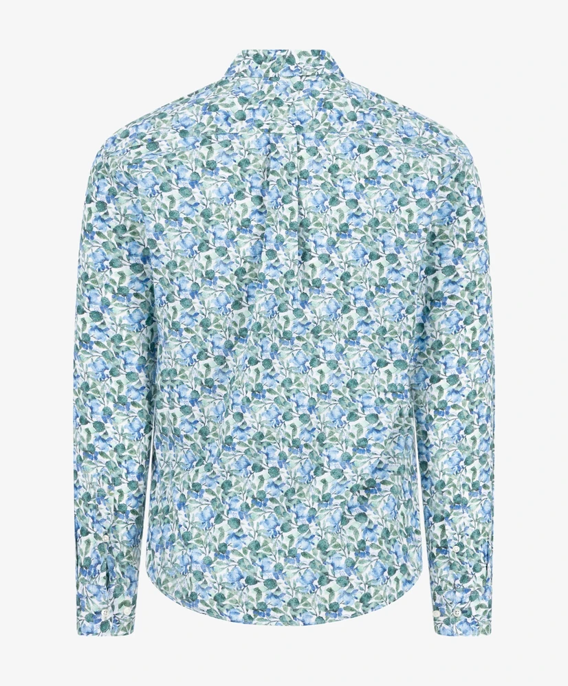 Fynch-Hatton Overhemd Allover Print Regular Fit