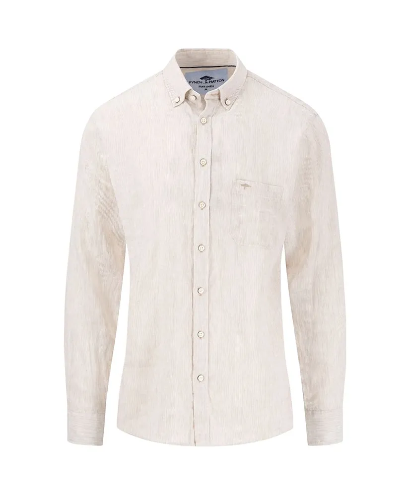 Fynch-Hatton Overhemd Gestreept Regular Fit