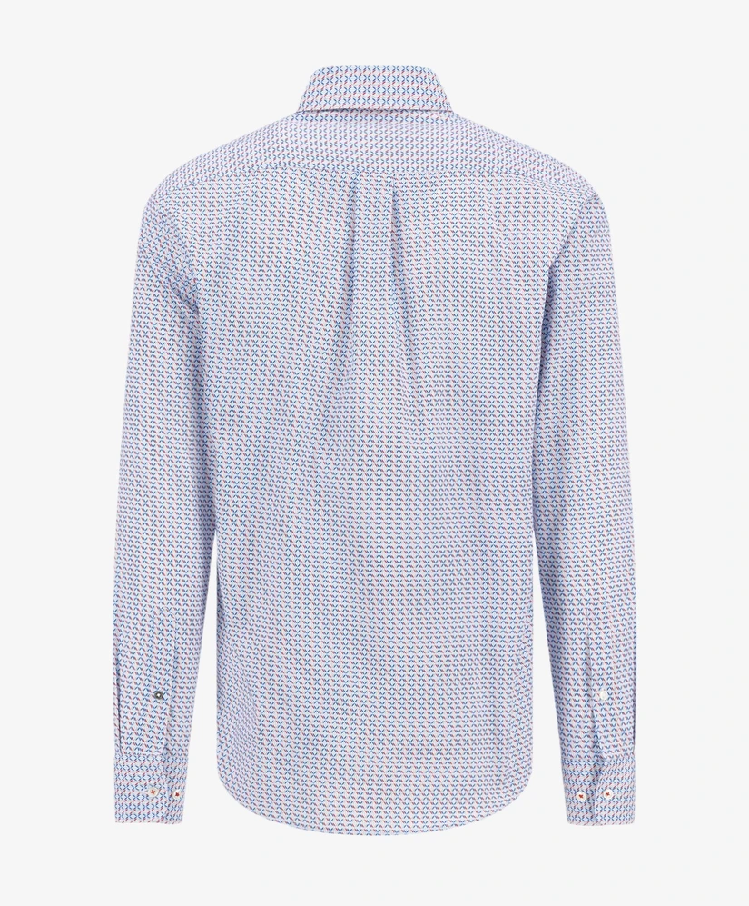 Fynch-Hatton Overhemd Print Casual Fit
