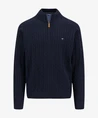 Fynch-Hatton Trui Half Zip Troyer Cable