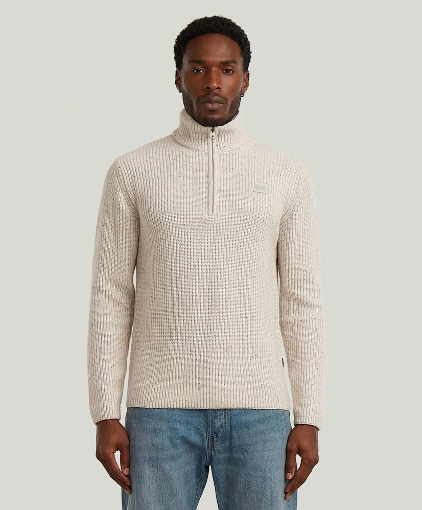 G-Star Half Zip Trui Double Collar