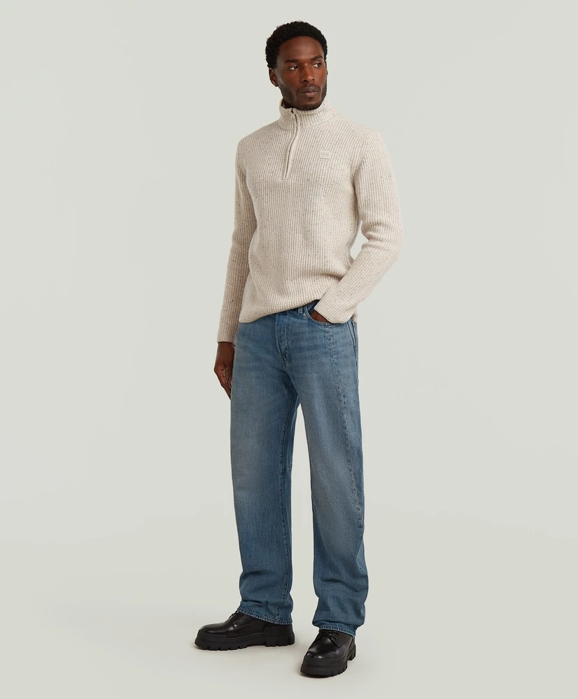 G-Star Half Zip Trui Double Collar