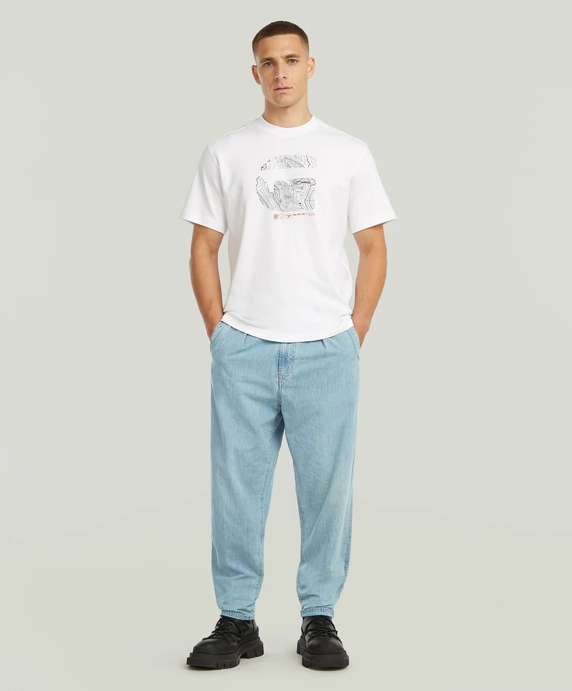 G-Star Jeans Tapered Fit Pleated