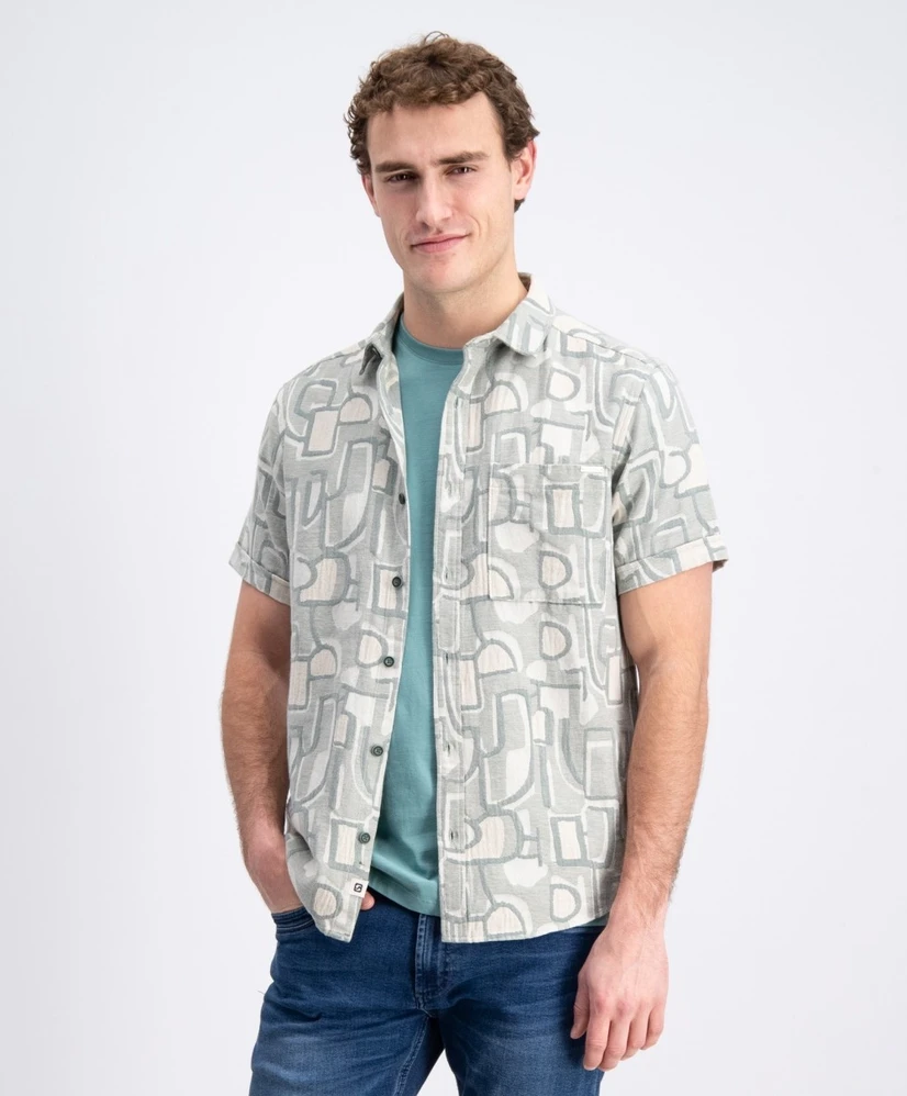 Gabbiano Overhemd Allover Print
