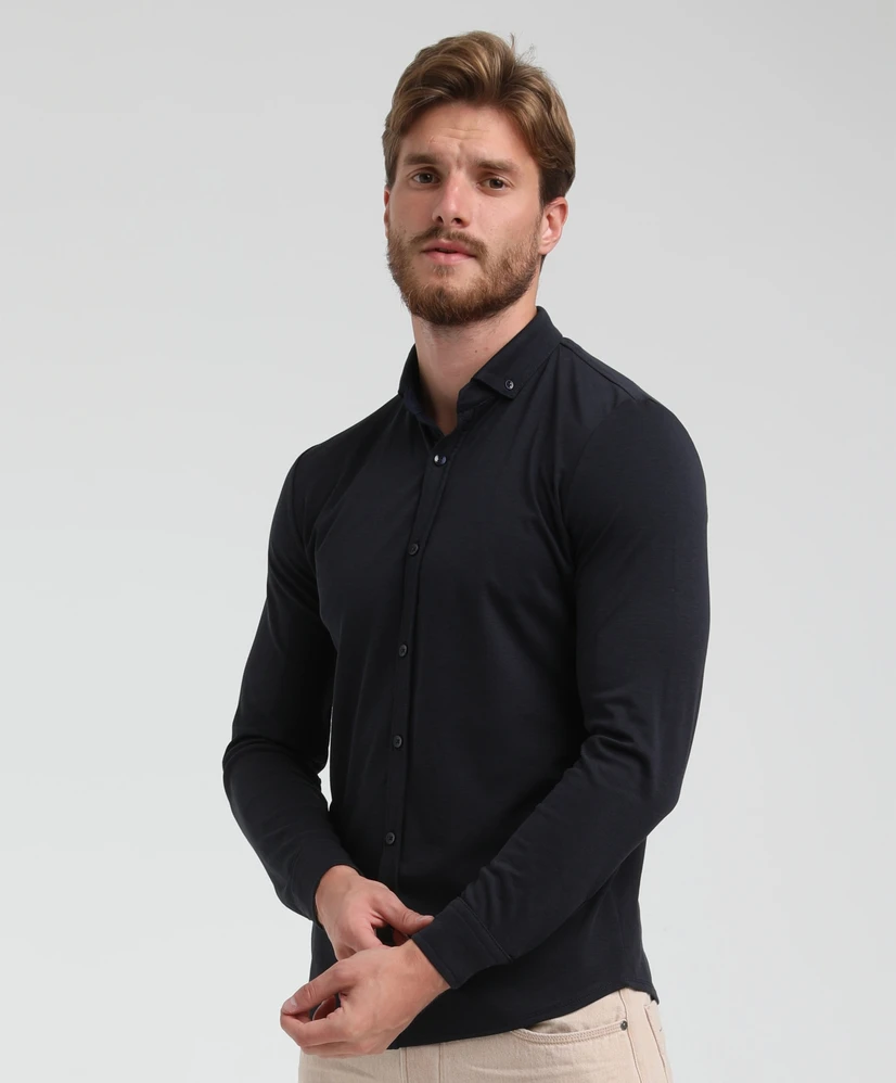 Gabbiano Overhemd Comfort Premium Effen