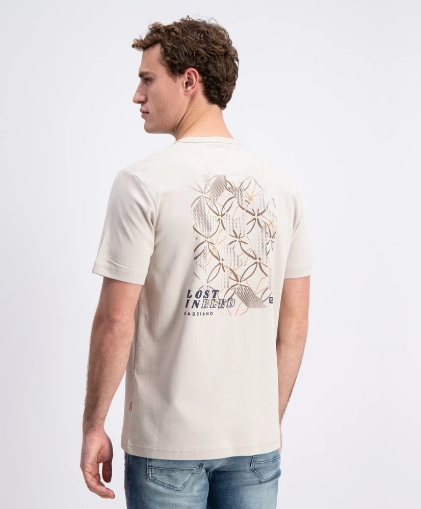 Gabbiano T-shirt Bistra Backprint