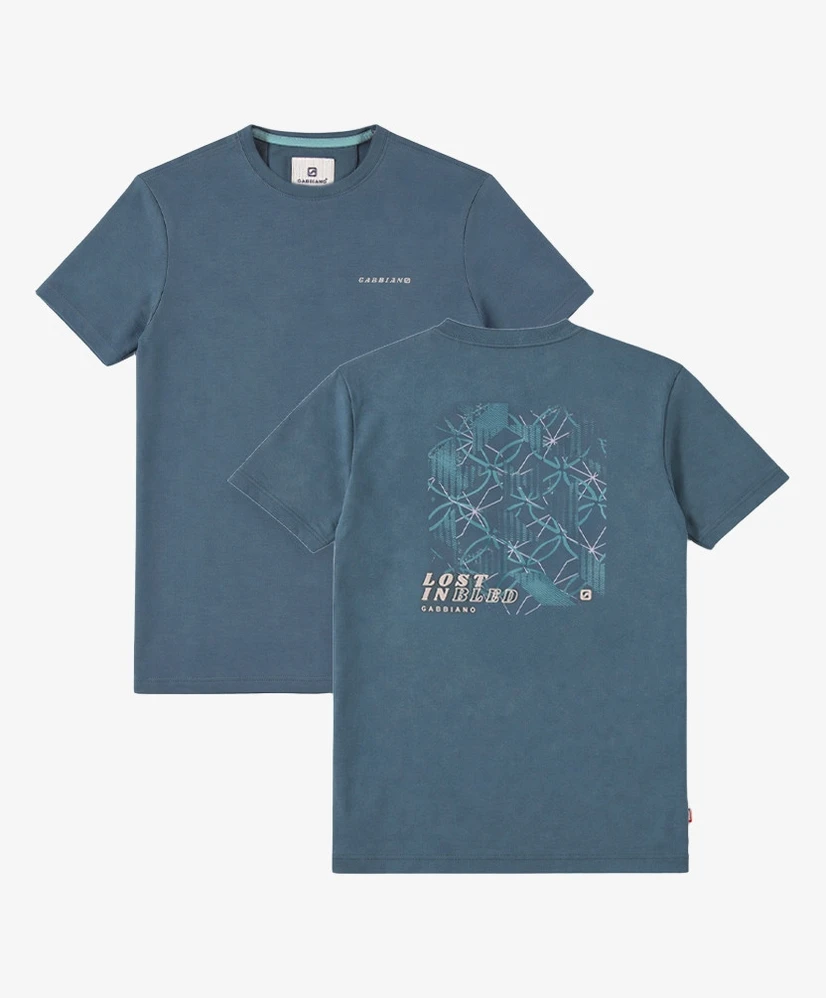 Gabbiano T-shirt Bistra Backprint