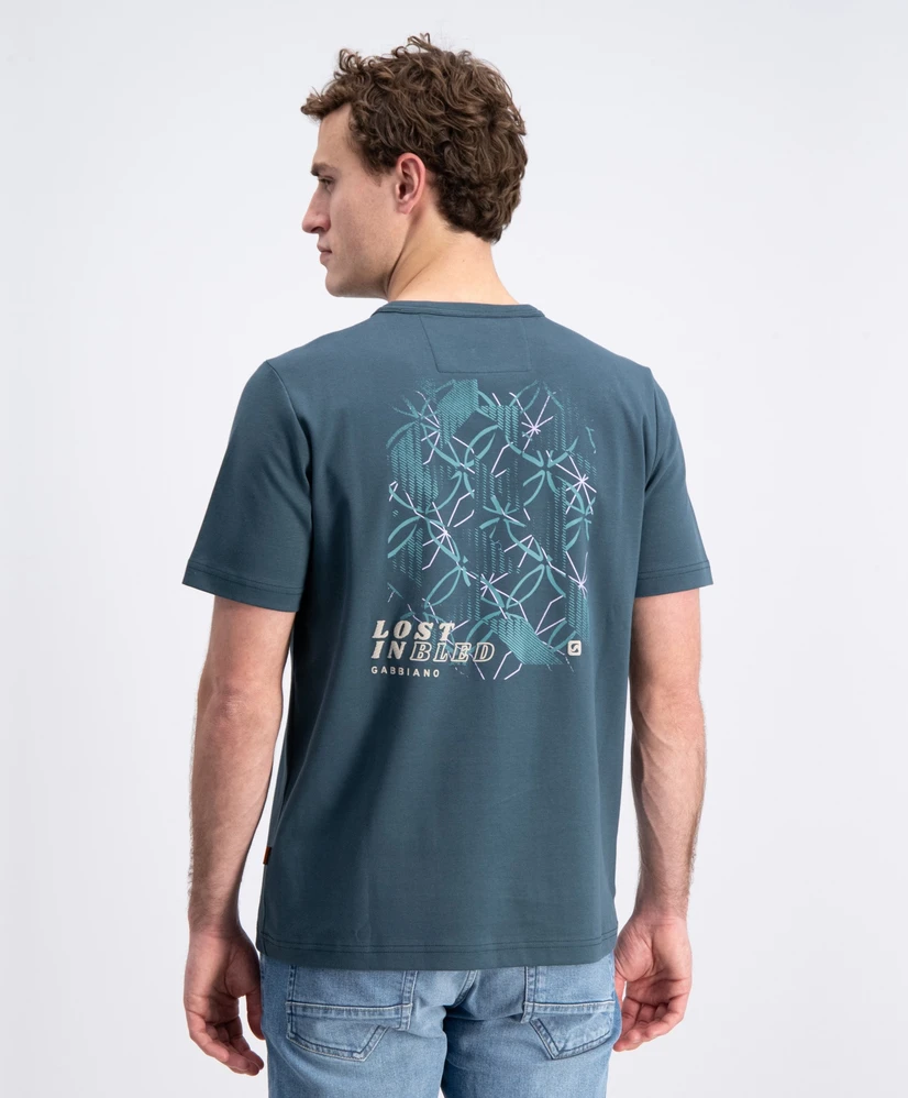 Gabbiano T-shirt Bistra Backprint