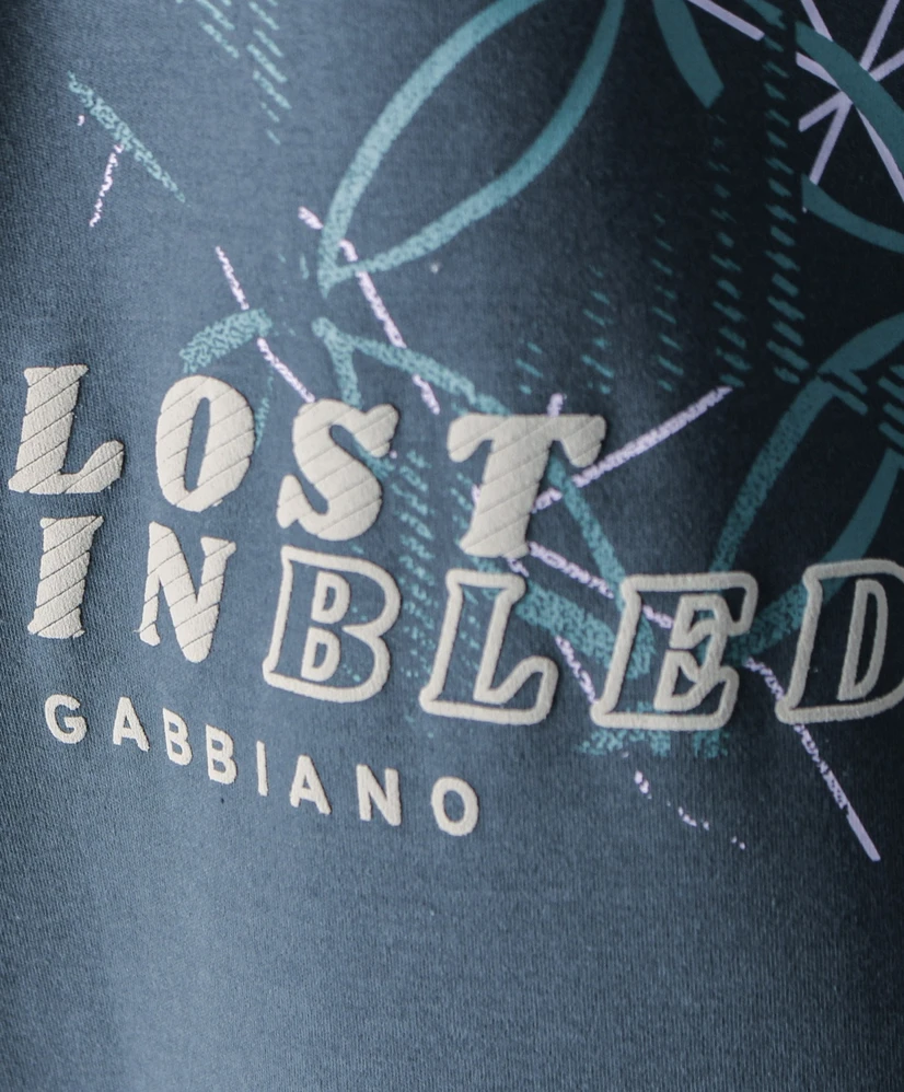 Gabbiano T-shirt Bistra Backprint