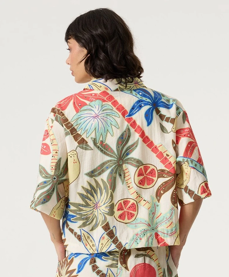 GARCIA Blouse Tropische Print