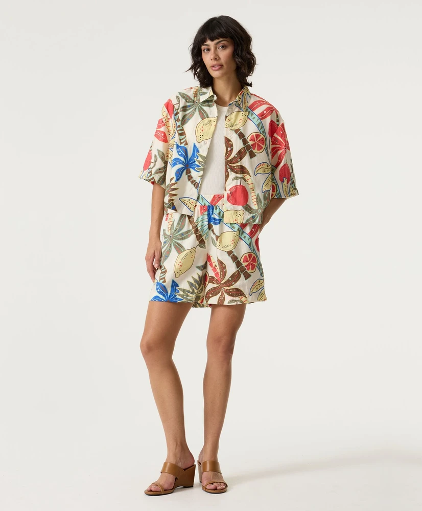 GARCIA Blouse Tropische Print