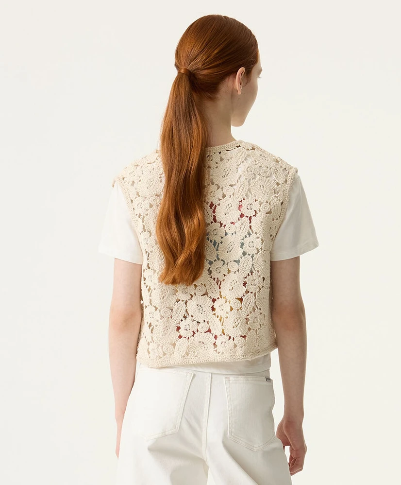 GARCIA Gilet Bloemenprint