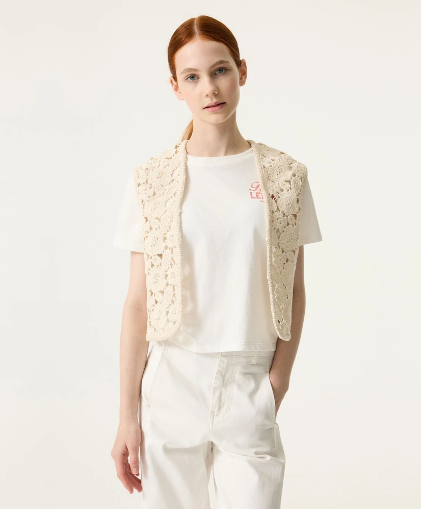 GARCIA Gilet Bloemenprint