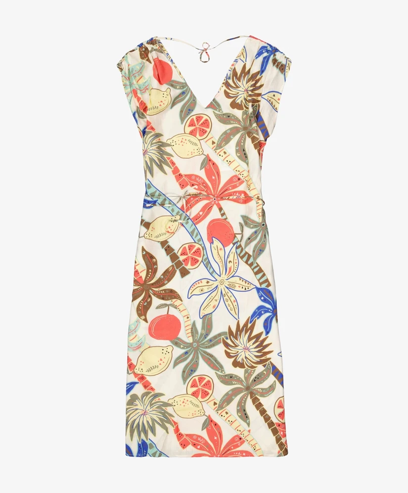 Garcia Midi Jurk Allover Print