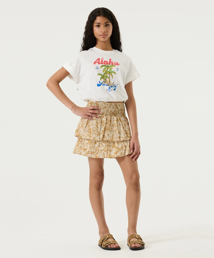 GARCIA Rok Ruffle Bloemen