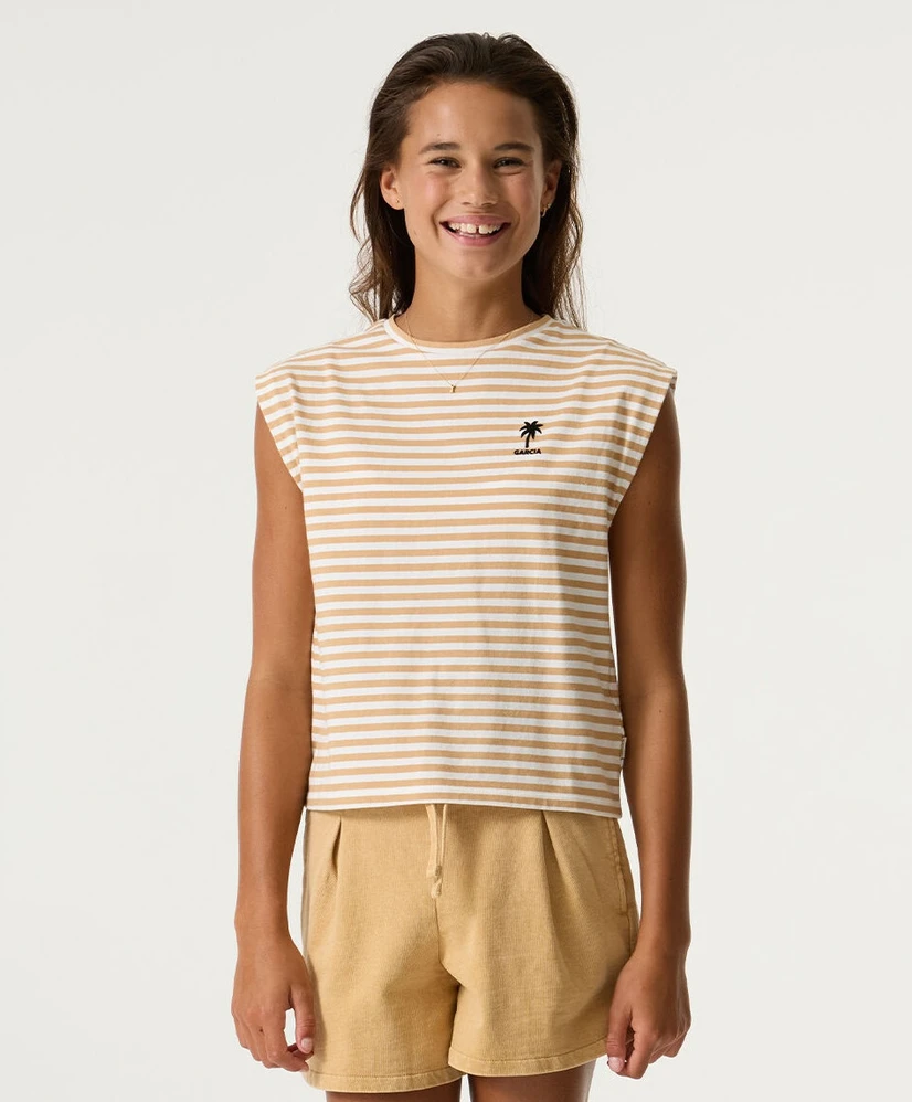 GARCIA T-shirt Gestreept