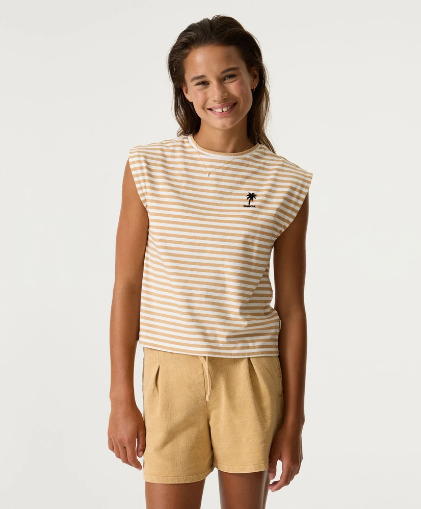 GARCIA T-shirt Gestreept