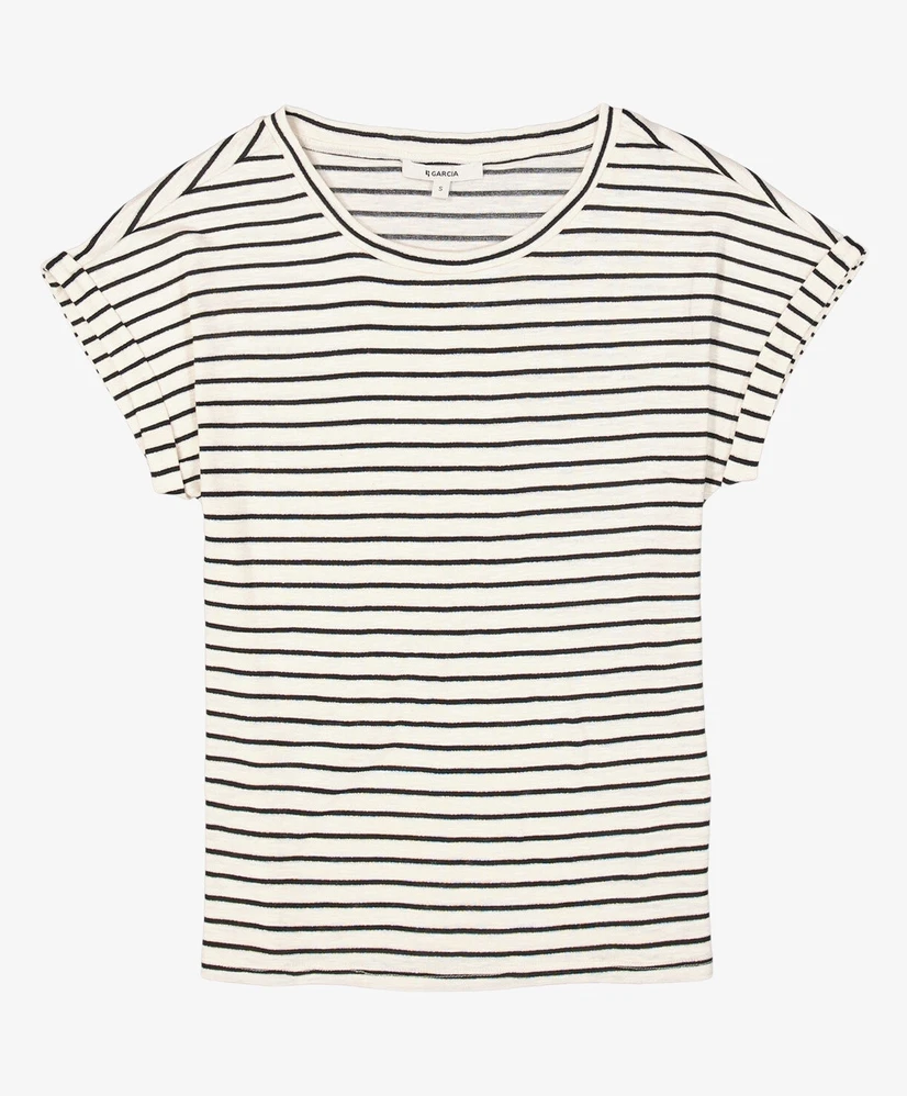 GARCIA T-shirt Gestreept