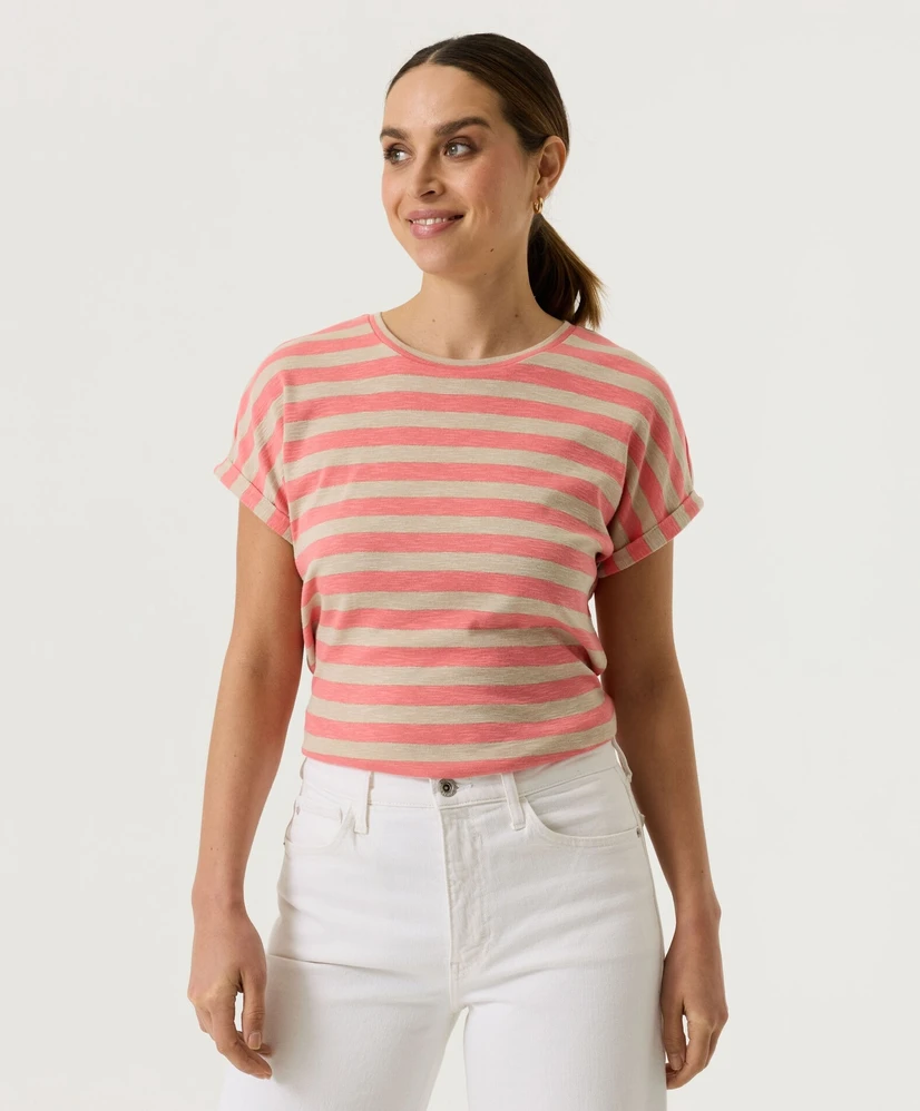 GARCIA T-shirt Gestreept