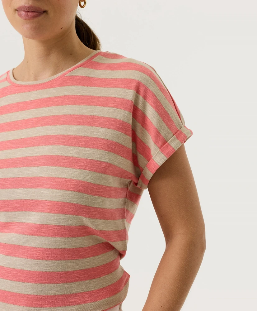GARCIA T-shirt Gestreept