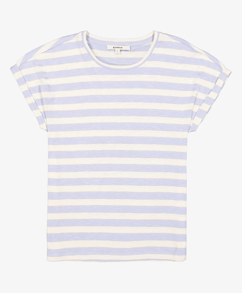 GARCIA T-shirt Gestreept