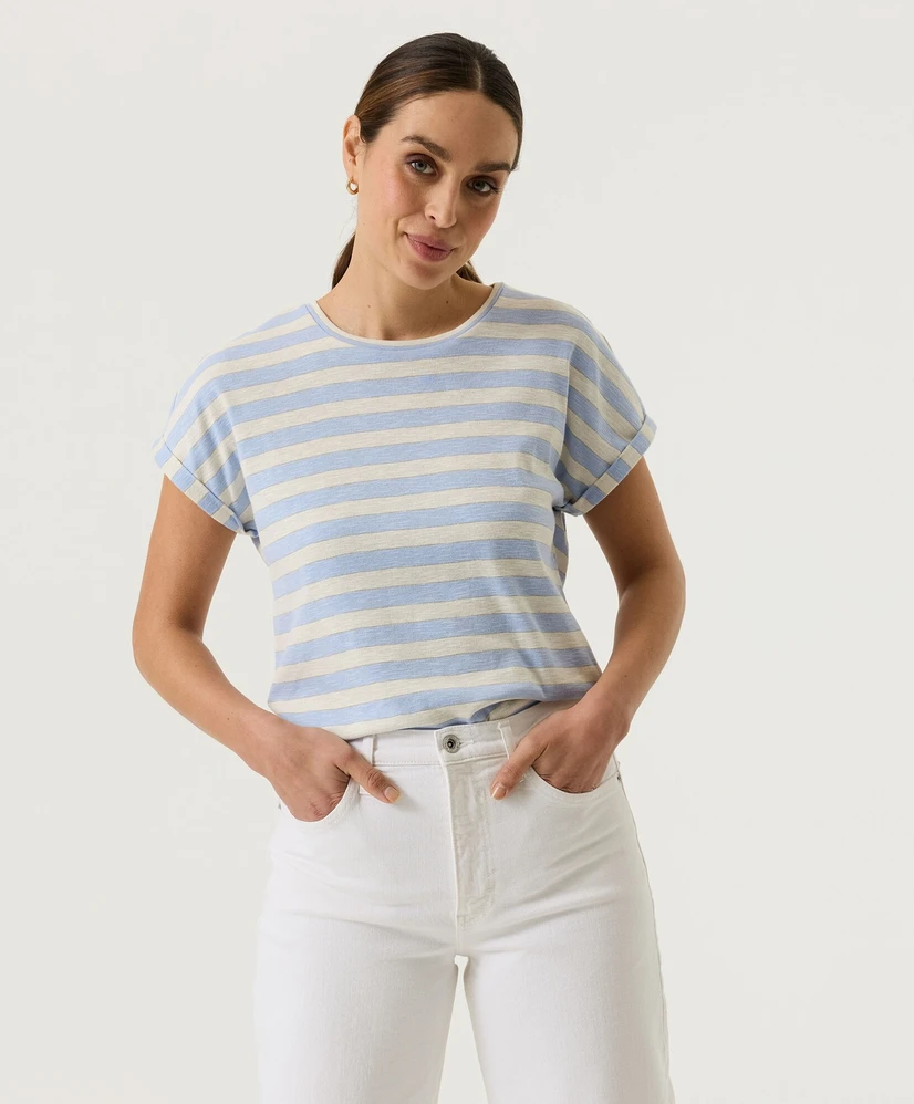 GARCIA T-shirt Gestreept
