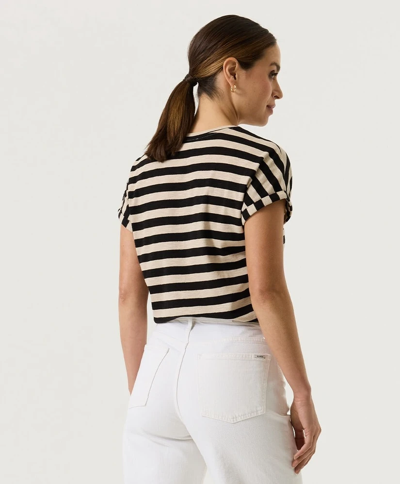 GARCIA T-shirt Gestreept