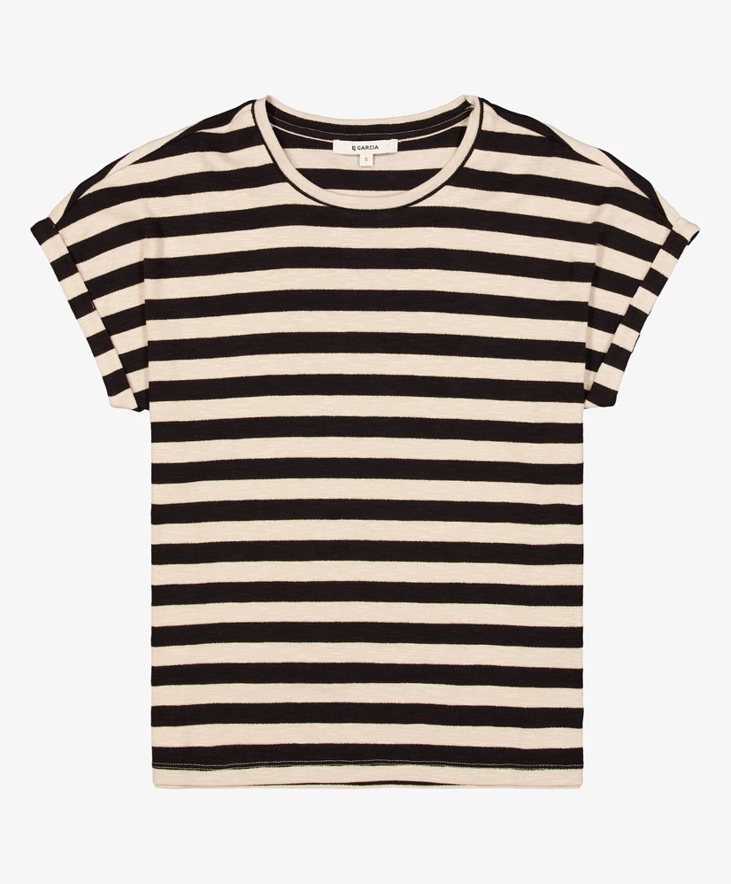 GARCIA T-shirt Gestreept