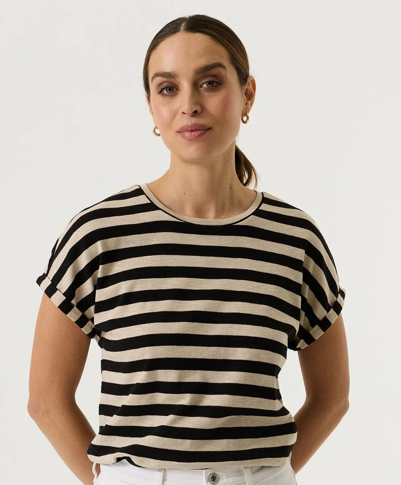 GARCIA T-shirt Gestreept