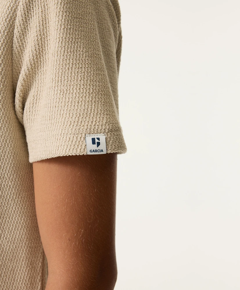 GARCIA T-shirt Kraag