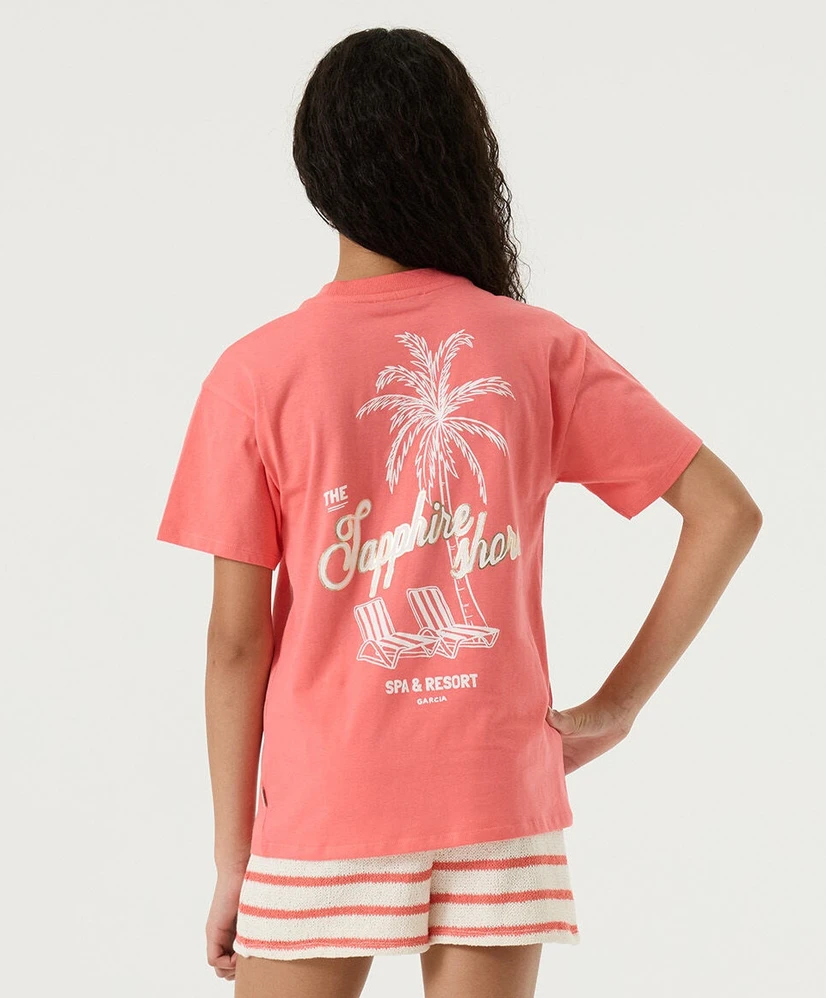 GARCIA T-shirt Sapphire Shore