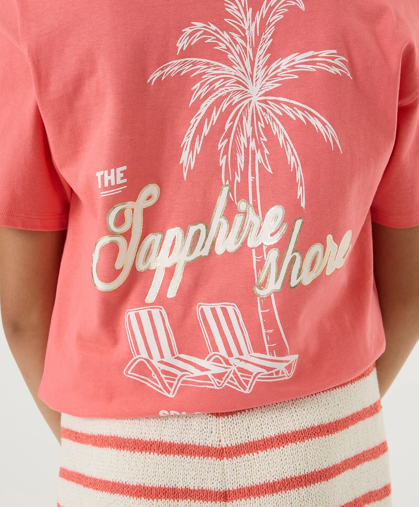 GARCIA T-shirt Sapphire Shore