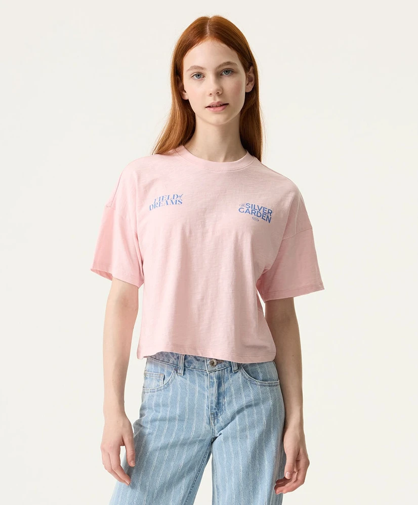 GARCIA T-shirt Silver Garden