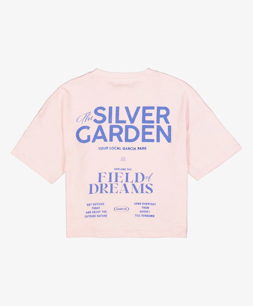 GARCIA T-shirt Silver Garden