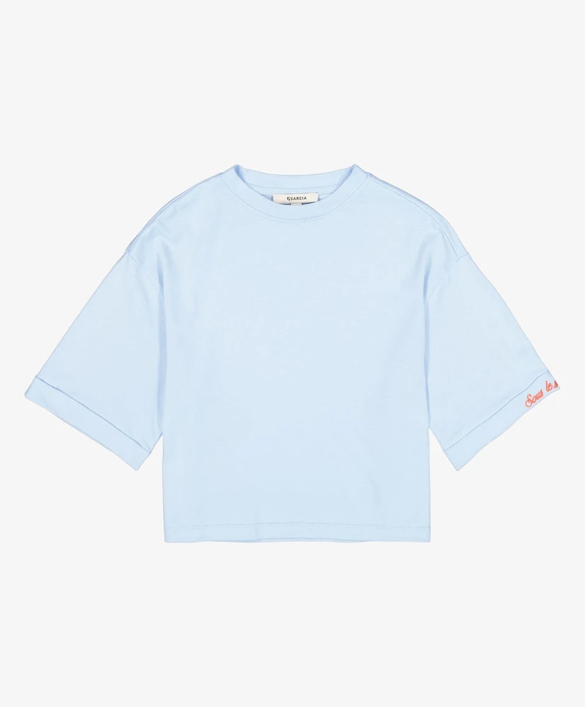 GARCIA T-shirt Sleeve Tekst