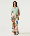 GARCIA T-shirt V-hals Effen