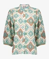 Geisha Blouse Allover Print