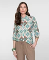 Geisha Blouse Allover Print