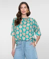 Geisha Blouse Allover Print