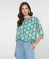 Geisha Blouse Allover Print