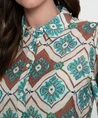 Geisha Blouse Allover Print