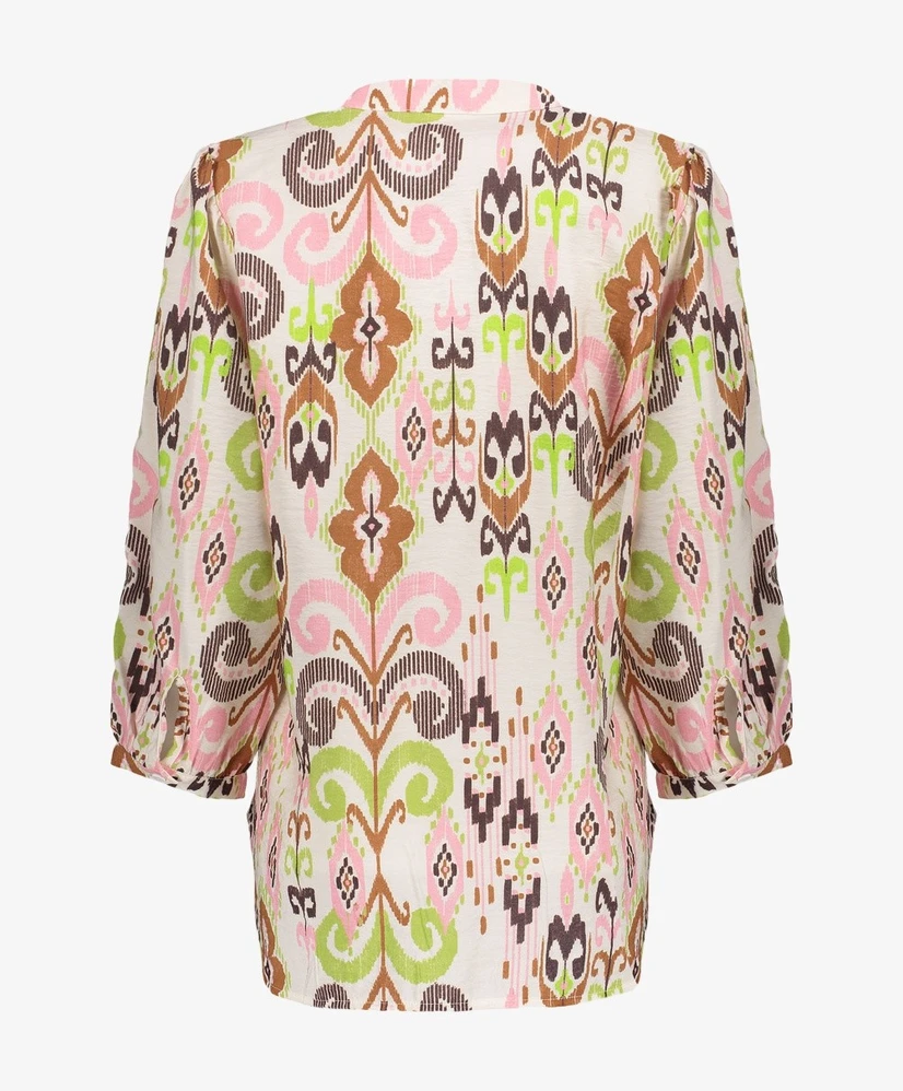 Geisha Blouse Allover Print