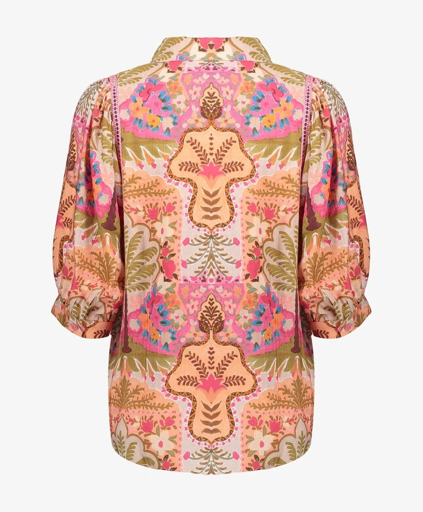 Geisha Blouse Allover Print
