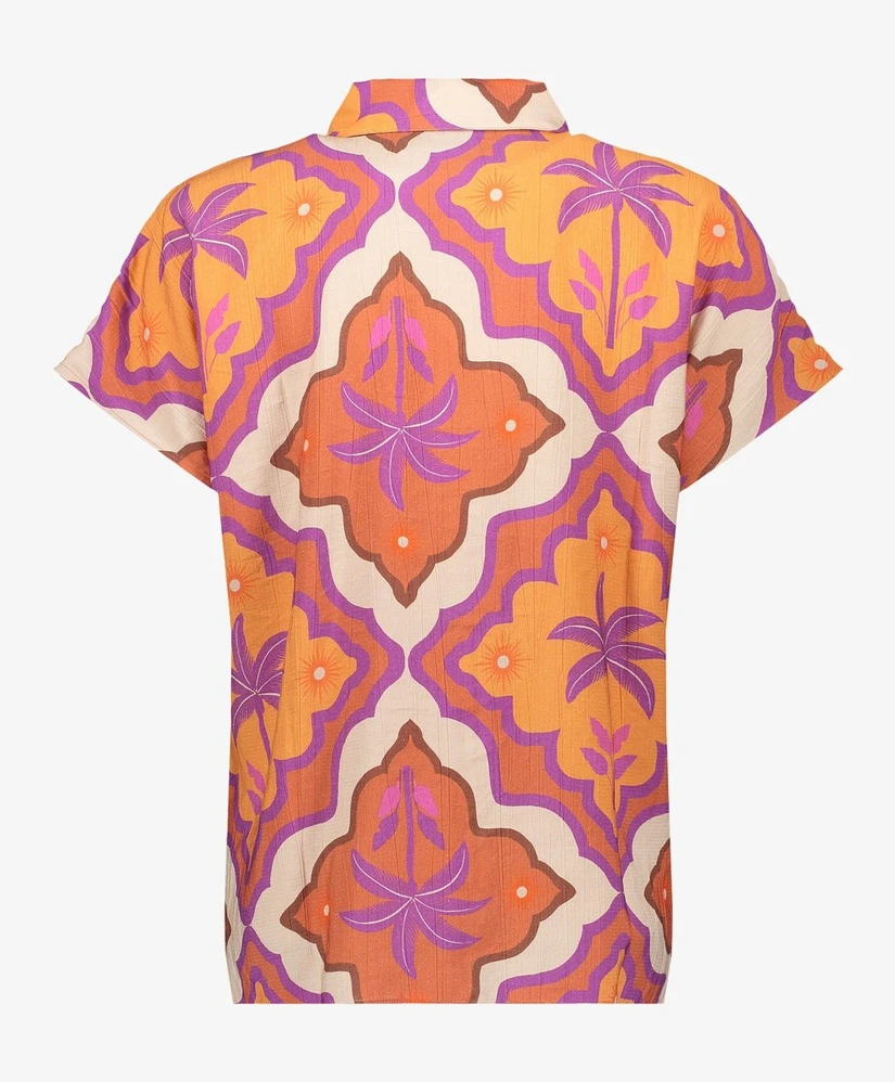 Geisha Blouse Allover Print