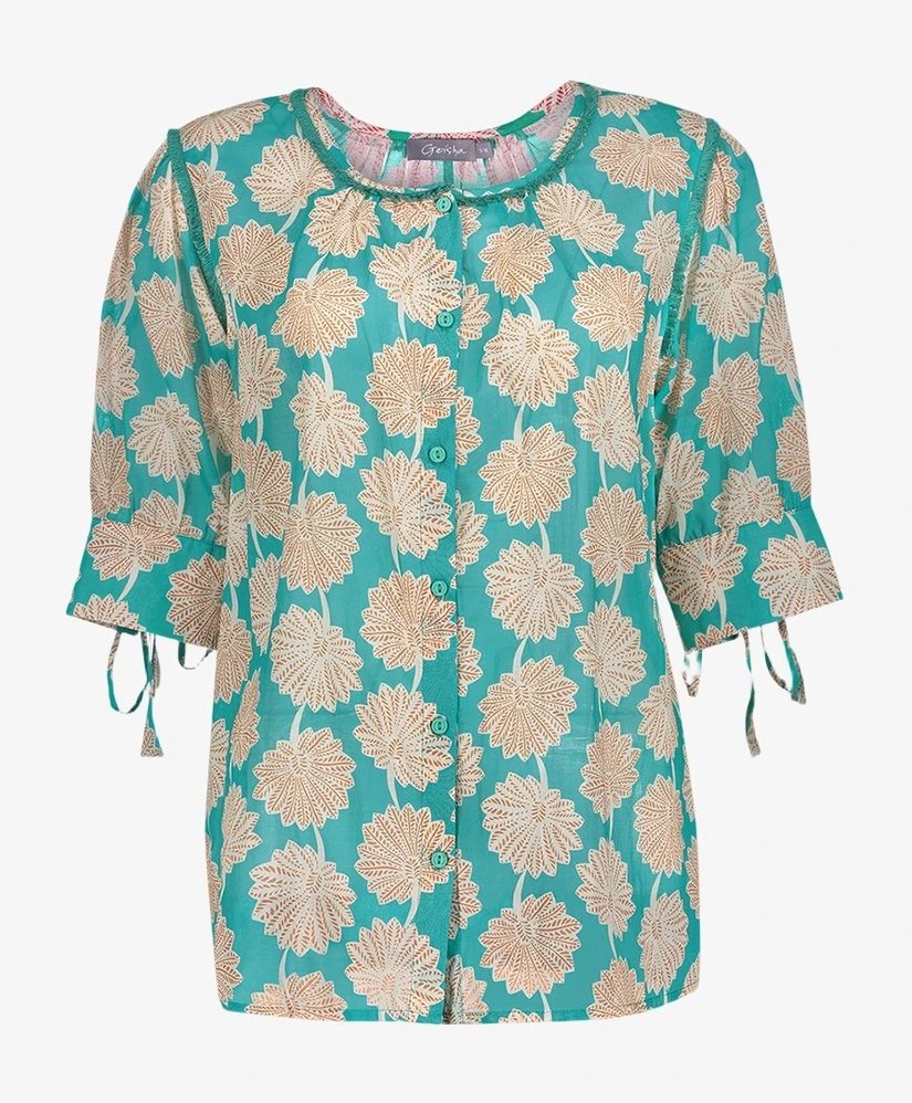 Geisha Blouse Allover Print