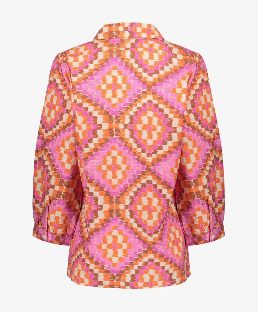 Geisha Blouse Allover Print