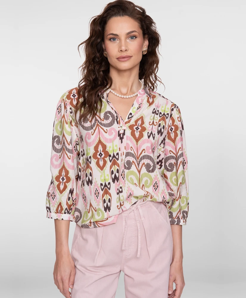 Geisha Blouse Allover Print