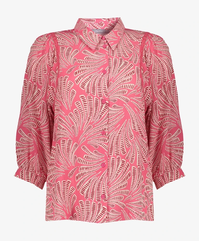 Geisha Blouse Allover Print